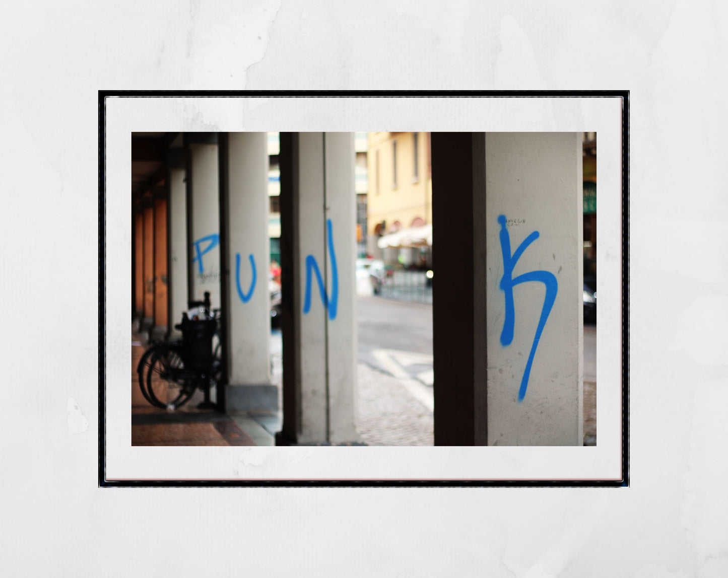 Punk Poster Bologna Italy Street Photography Print