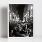 Catania Sicily Black And White Photography Print Italian Restaurant Decor