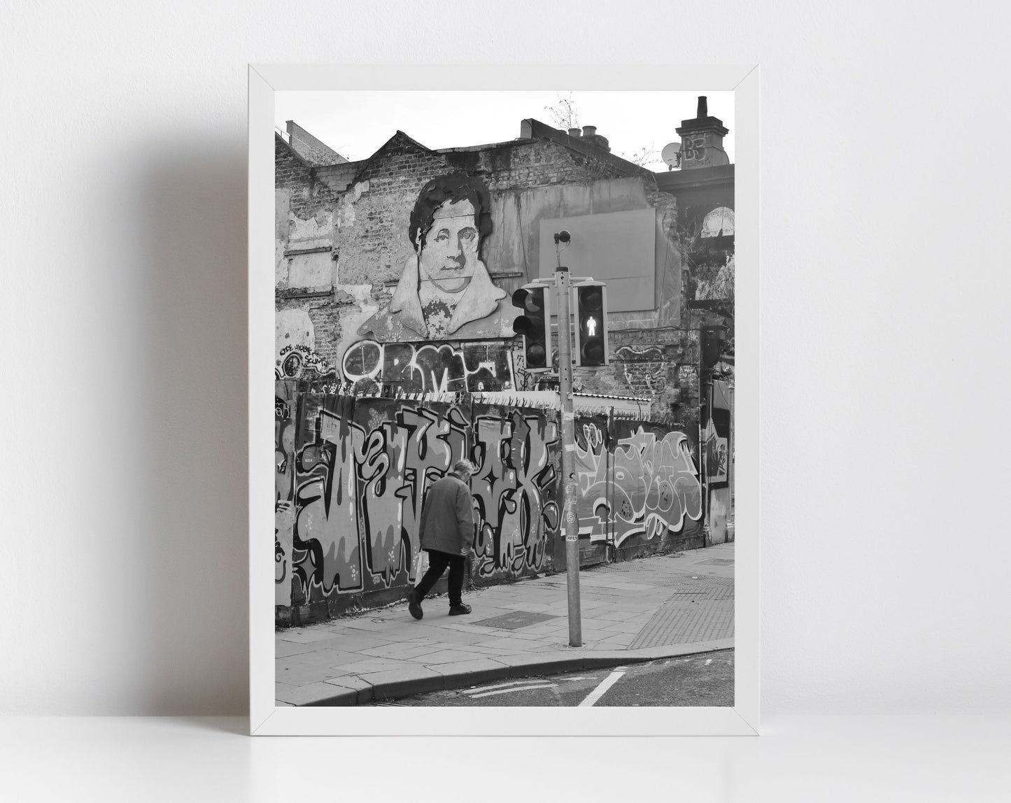 Rathmines Dublin Black And White Print Street Art Photography