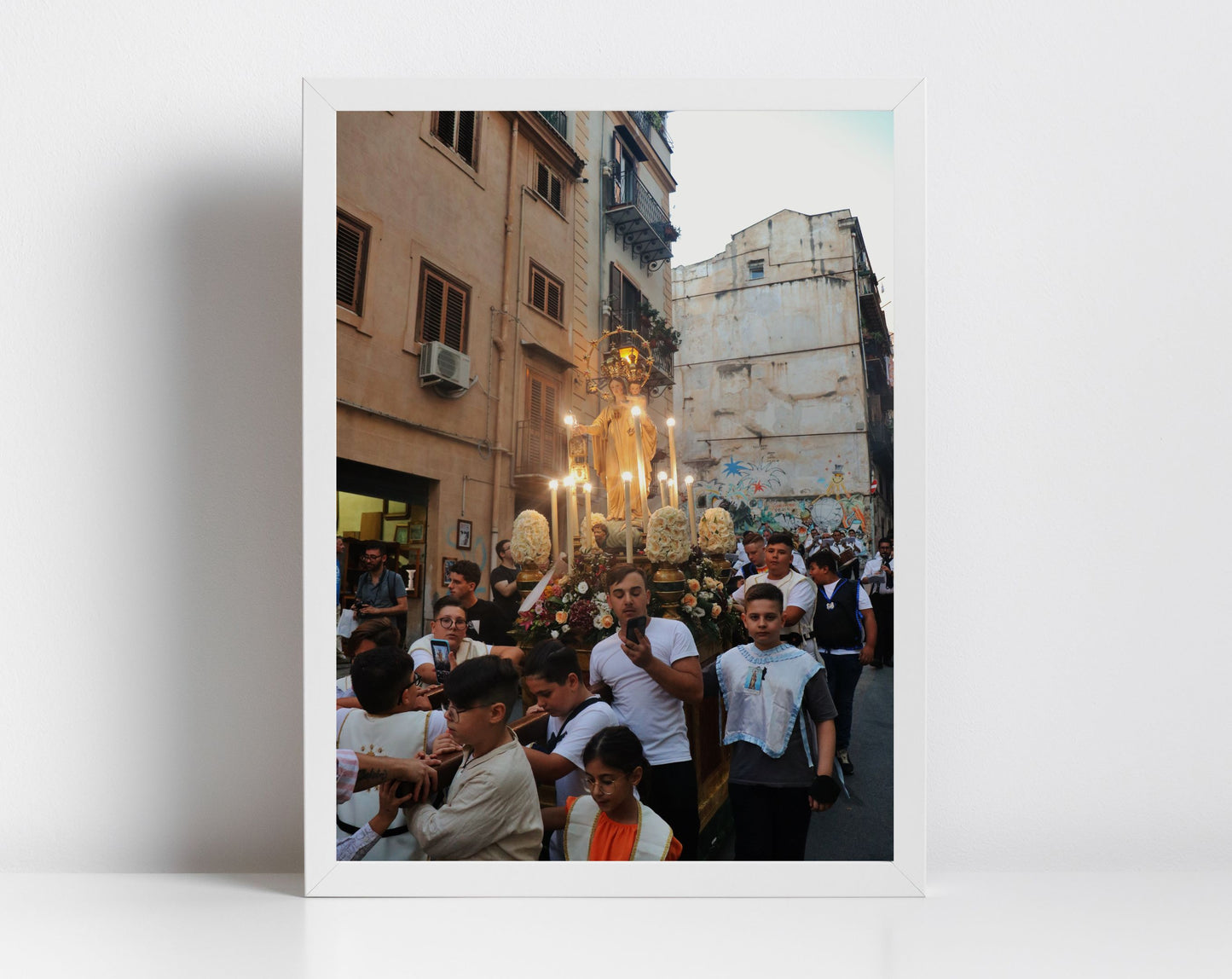 Palermo Sicily Print Catholic Art Italy Poster