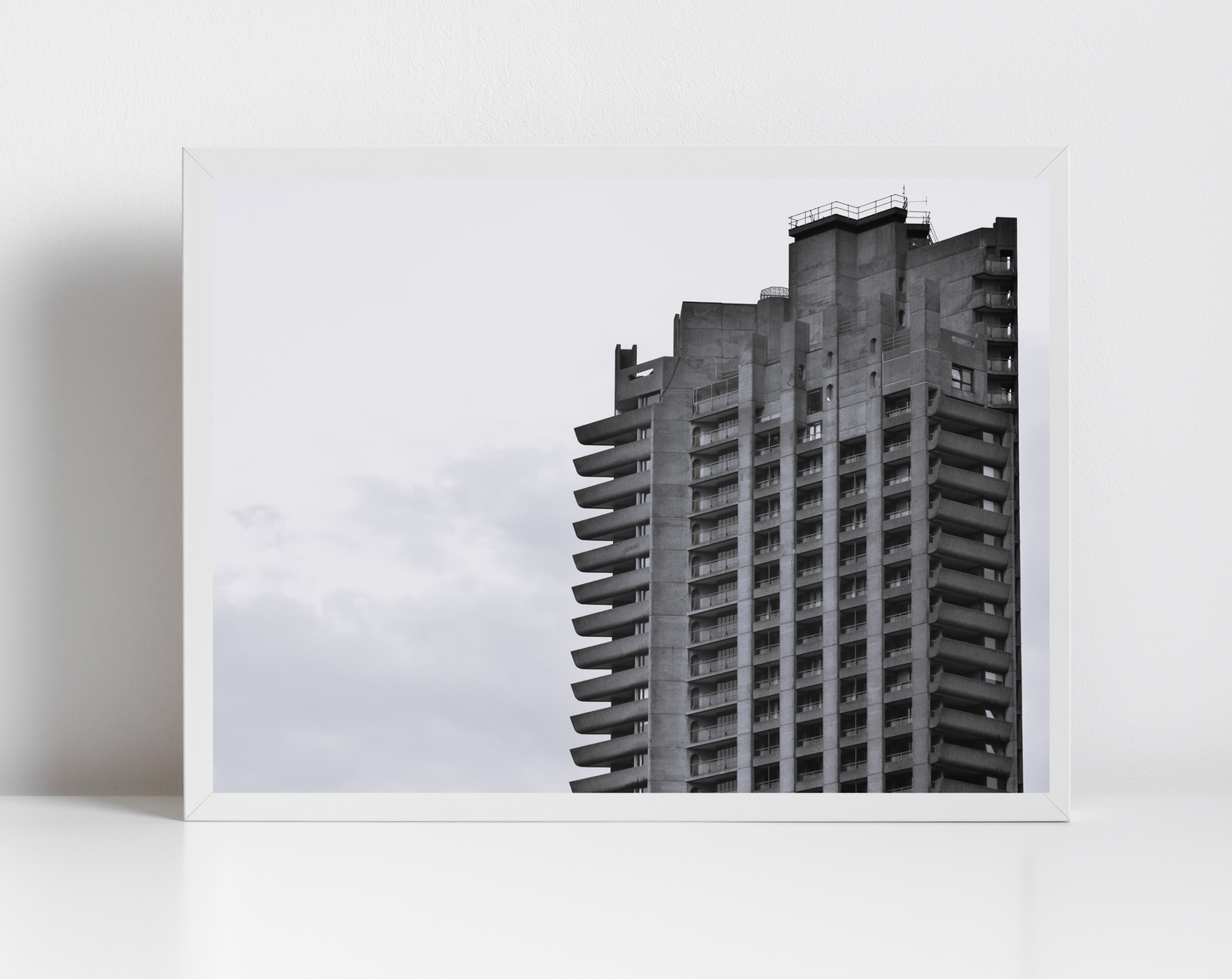 Barbican Print Brutalist Black And White Photography Poster