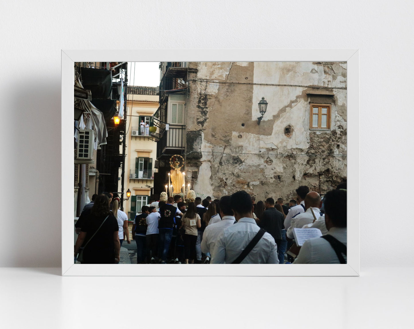 Palermo Sicily Print Italy Street Photography Catholic Art