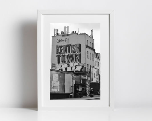 Kentish Town London Black And White Photography Print