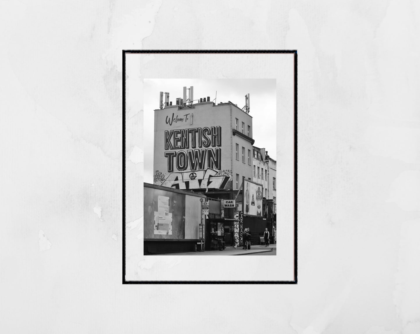 Kentish Town London Black And White Photography Print