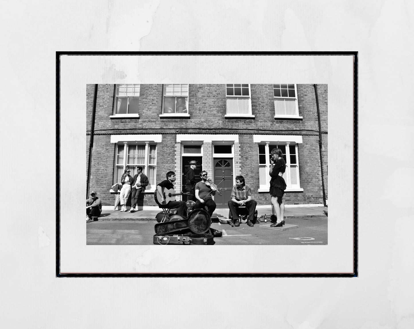 Columbia Road Print East London Black And White Photography