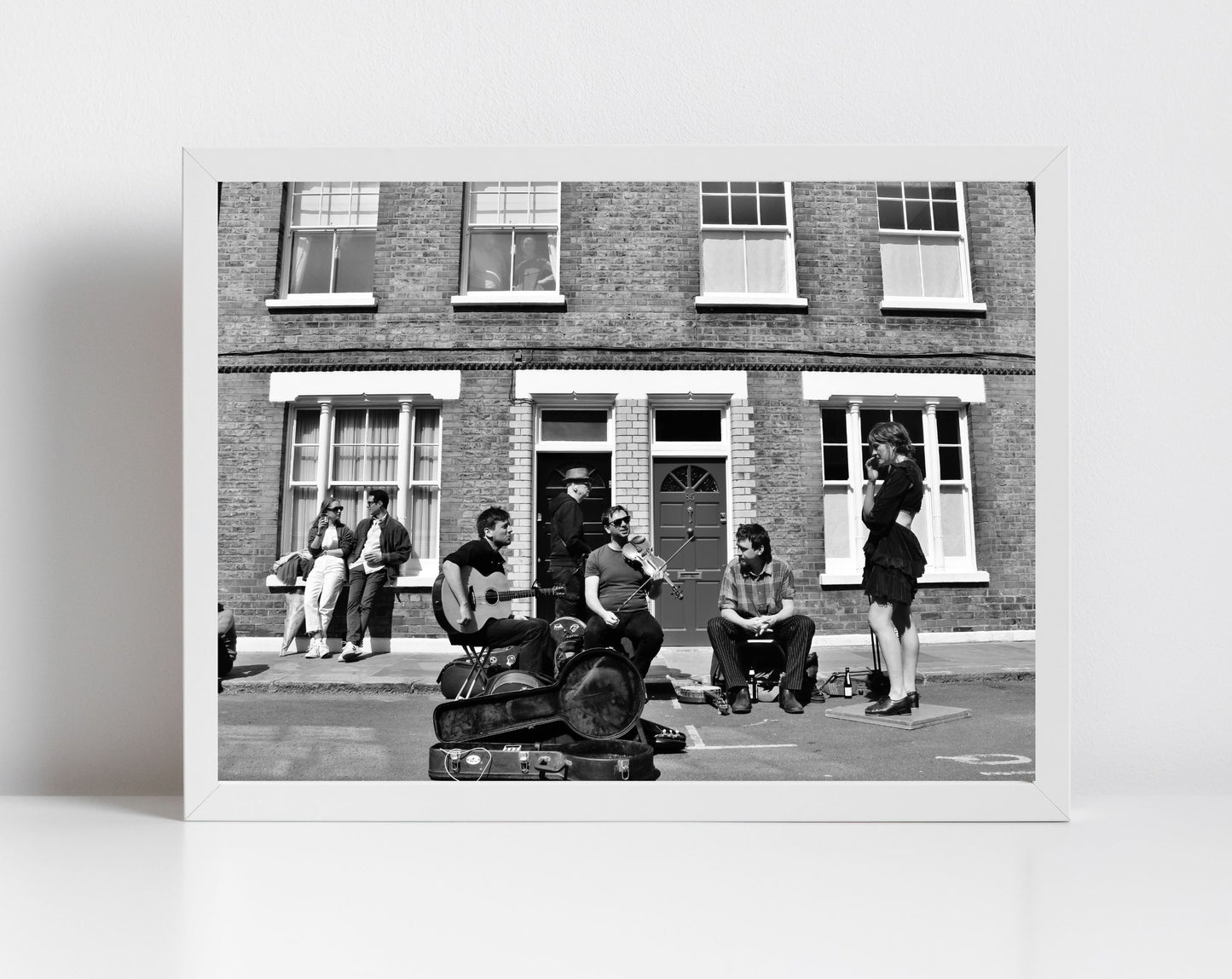 Columbia Road Print East London Black And White Photography