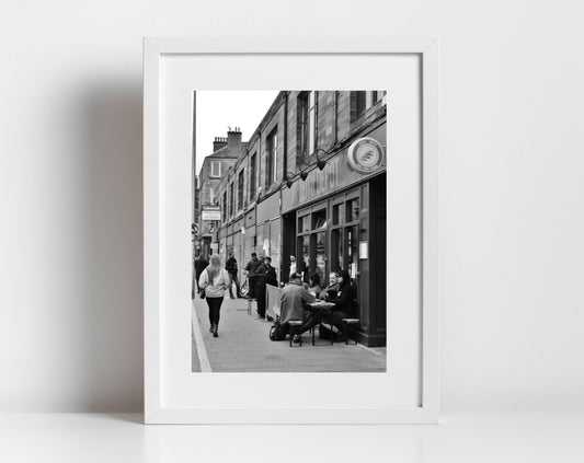 Leith Edinburgh Black And White Photography Print