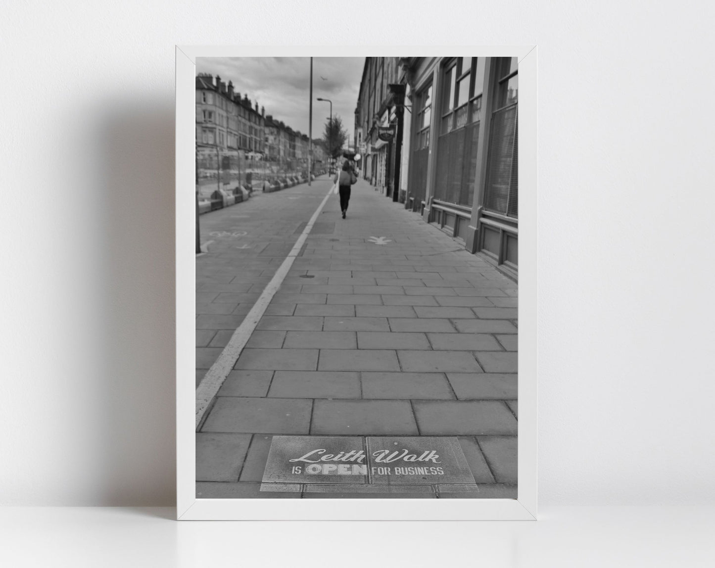 Leith Walk Print Edinburgh Black And White Photography