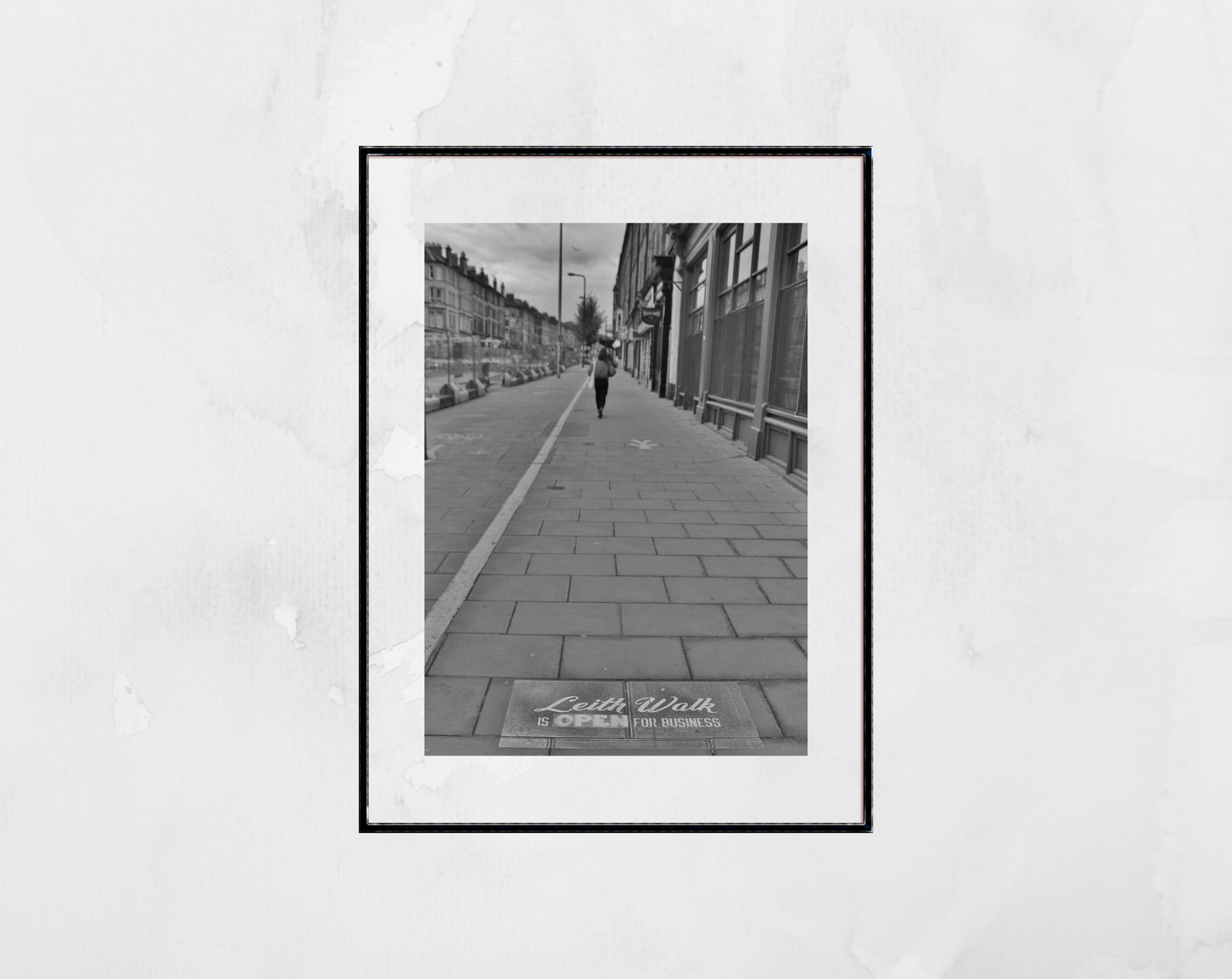 Leith Walk Print Edinburgh Black And White Photography