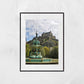 Edinburgh Castle Ross Fountain Photography Print