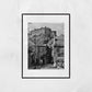 Edinburgh Vennel Steps Black And White Photography Print