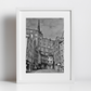 Victoria Street Edinburgh Black And White Photography Print