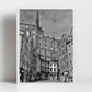 Victoria Street Edinburgh Black And White Photography Print