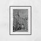 Victoria Street Edinburgh Black And White Photography Print