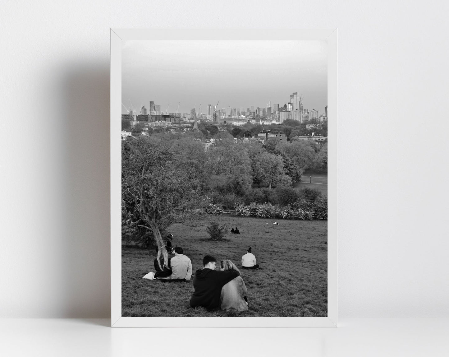 Primrose Hill London Black And White Photography Print Wall Art