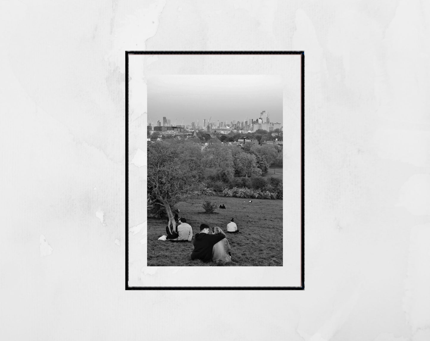 Primrose Hill London Black And White Photography Print Wall Art