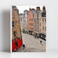 Victoria Street Edinburgh Black And White Photography Wall Art