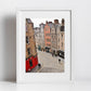 Victoria Street Edinburgh Black And White Photography Wall Art