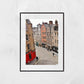 Victoria Street Edinburgh Black And White Photography Wall Art