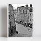 Victoria Street Edinburgh Black And White Photography Wall Art