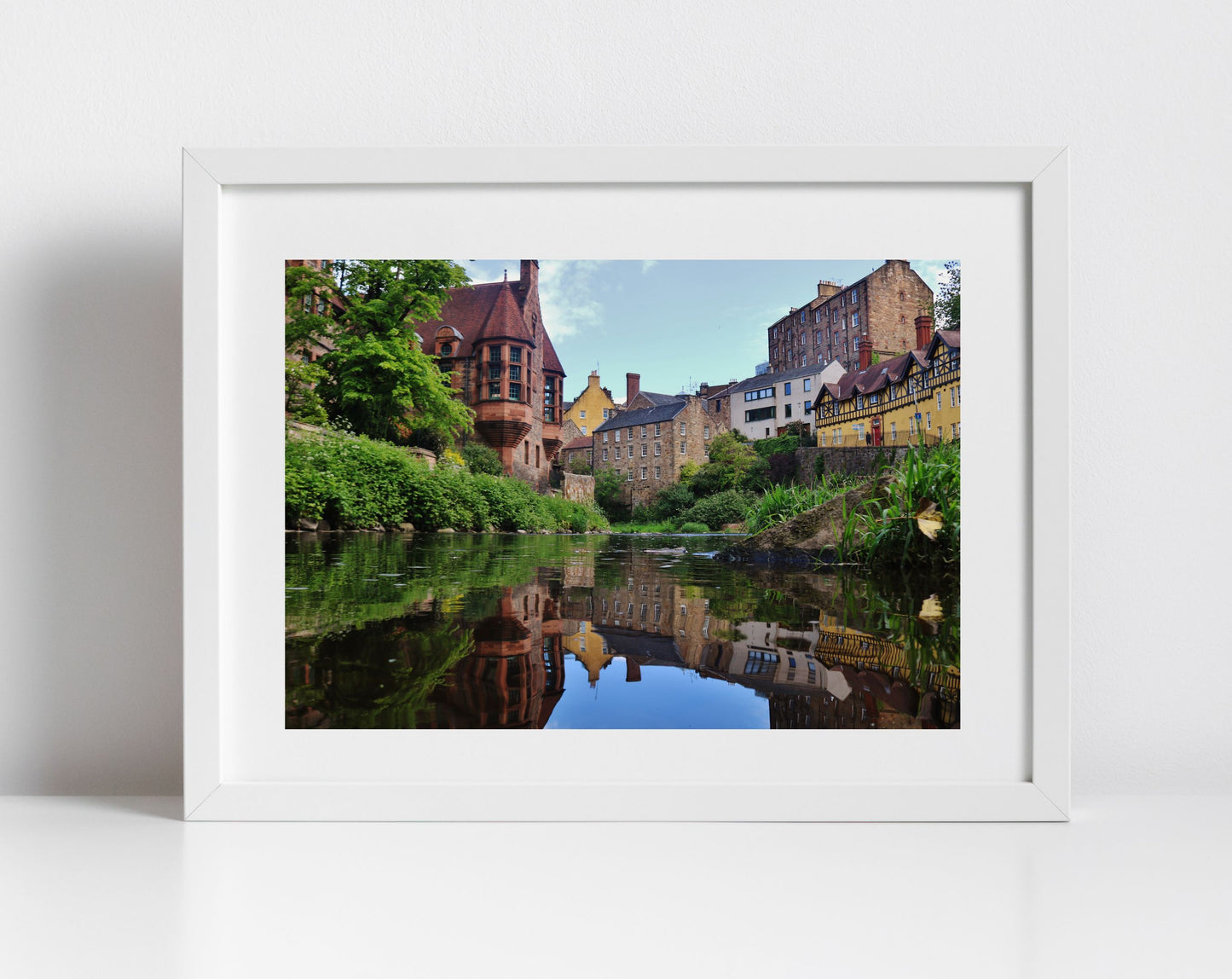 Dean Village Water Of Leith Edinburgh Photography Print