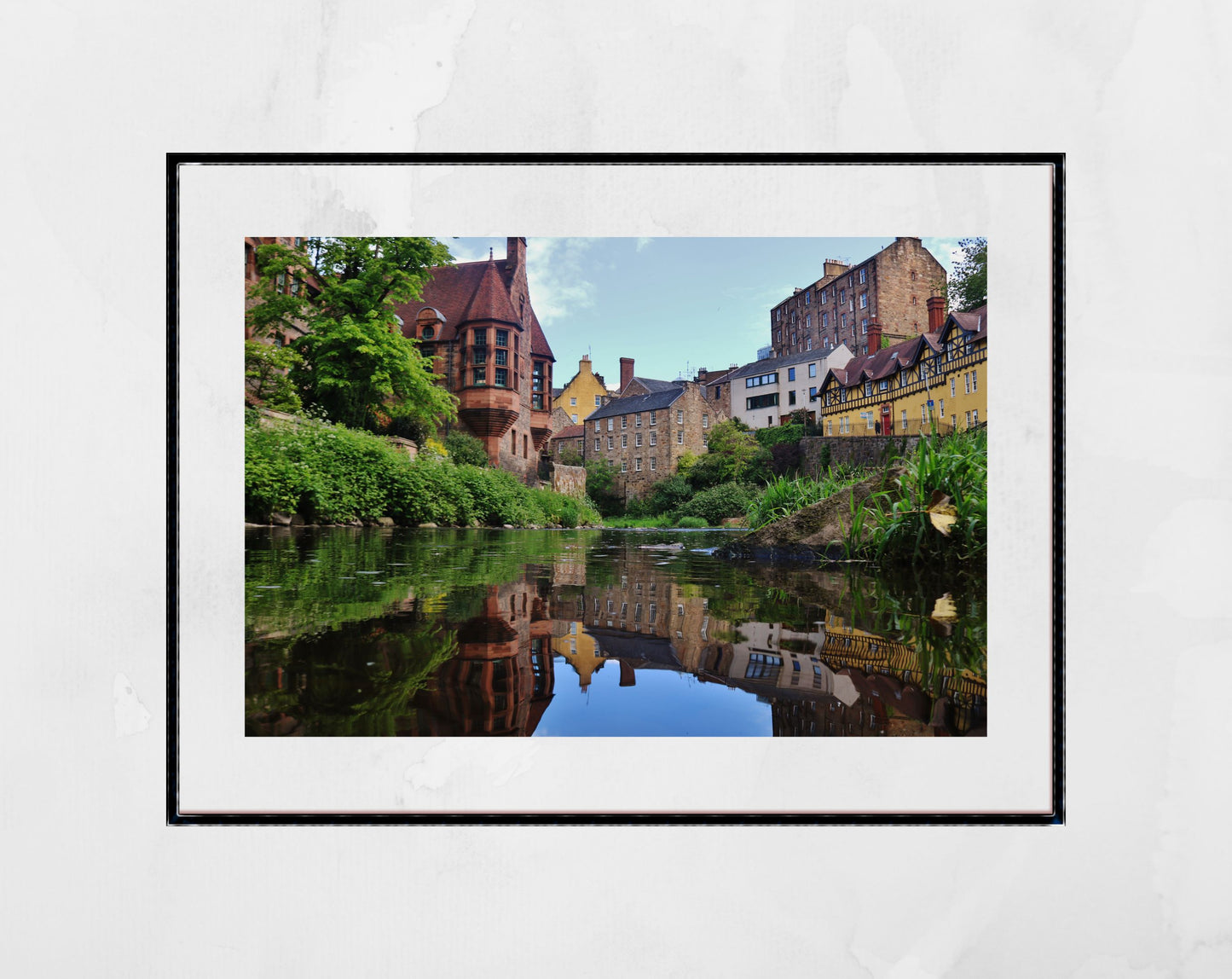 Dean Village Water Of Leith Edinburgh Photography Print