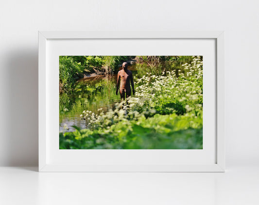 Water Of Leith Edinburgh Antony Gormley Photography Print