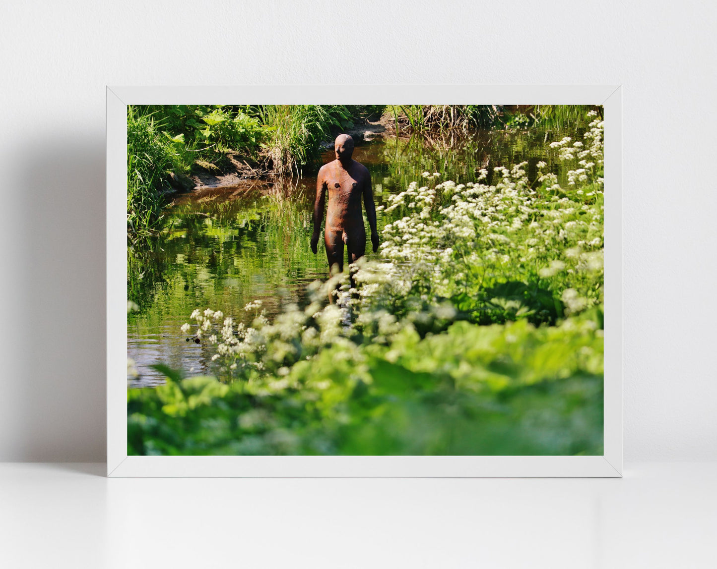 Water Of Leith Edinburgh Antony Gormley Photography Print