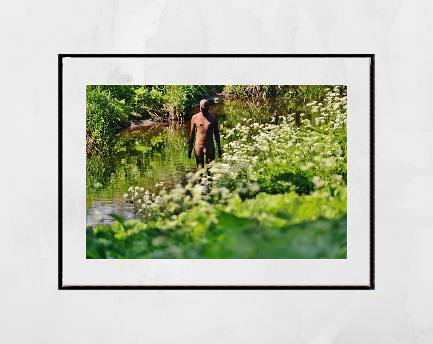 Water Of Leith Edinburgh Antony Gormley Photography Print