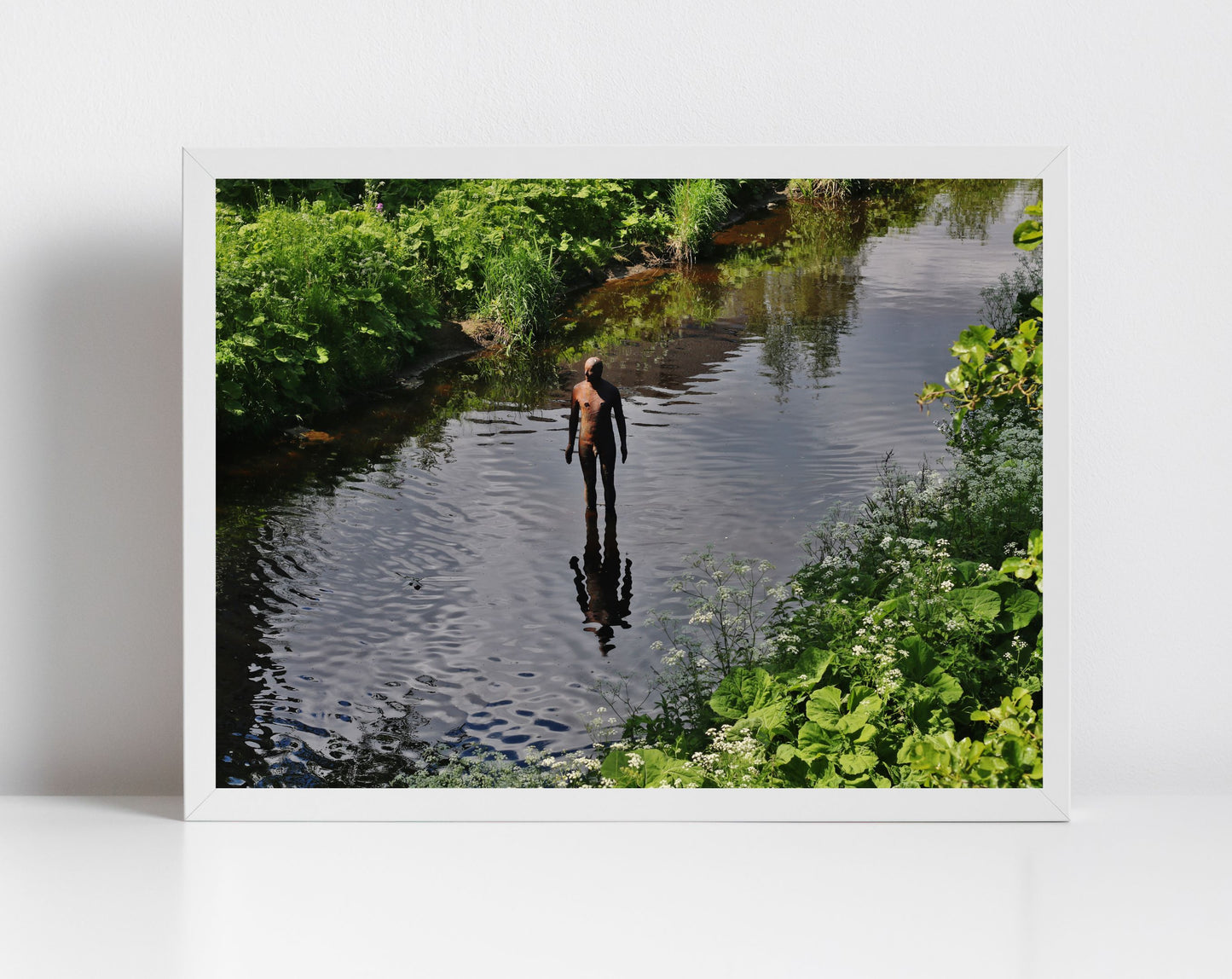 Antony Gormley Water Of Leith Edinburgh Photography Print