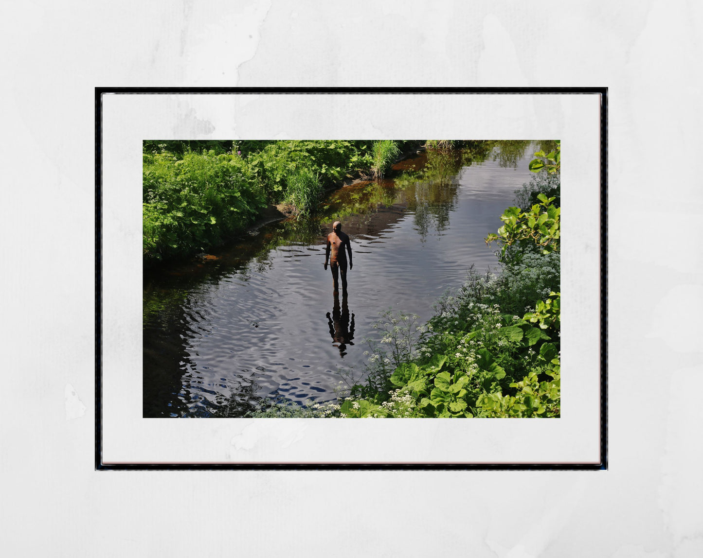 Antony Gormley Water Of Leith Edinburgh Photography Print