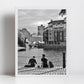 Leith Shore Edinburgh Black And White Photography Print Wall Art