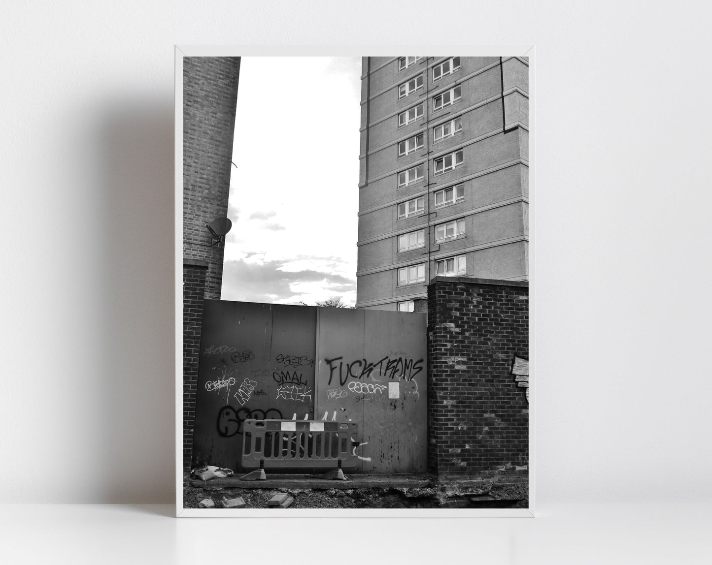 Leith Edinburgh Brutalist Urban Black And White Photography Print (Copy)