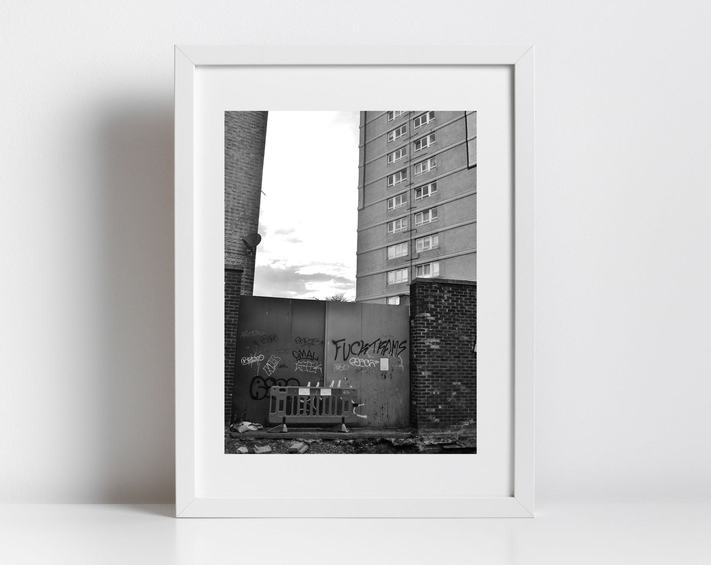 Leith Edinburgh Brutalist Urban Black And White Photography Print (Copy)