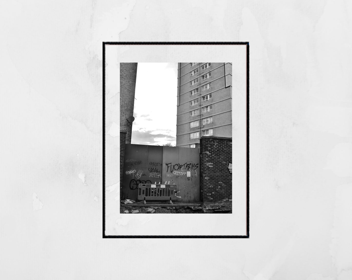 Leith Edinburgh Brutalist Urban Black And White Photography Print (Copy)