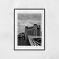 Newcastle Black And White Print Baltic Centre For Contemporary Art Poster