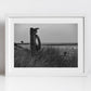 Sandhaven Beach South Shields Black And White Photography Print