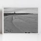 Long Sands Beach Tynemouth Black And White Photography Print