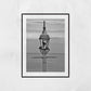 Whitley Bay Fart Lamp Black And White Print Fine Art Travel Photography