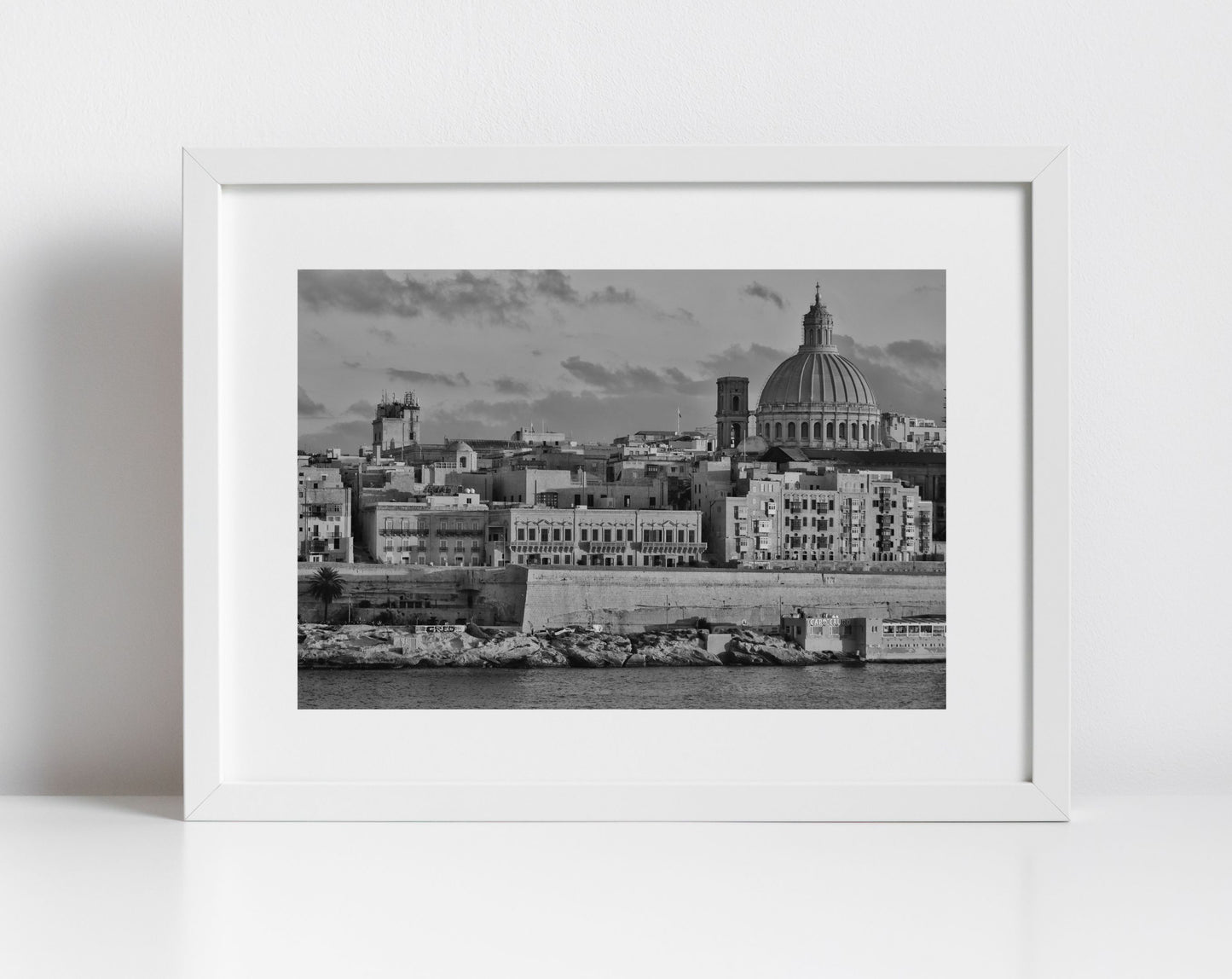 Valletta Malta Black And White Print Fine Art Travel Photography