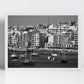 Valletta Malta Waterfront Black And White Print Fine Art Travel Photography