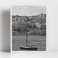 Valletta Malta Yacht Black And White Print Fine Art Travel Photography