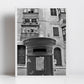 Valletta Malta Black And White Print Post Box Fine Art Travel Photography