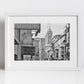 Valletta Malta Black And White Print Typography Poster Fine Art Travel Photography