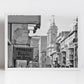 Valletta Malta Black And White Print Typography Poster Fine Art Travel Photography