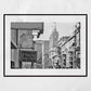 Valletta Malta Black And White Print Typography Poster Fine Art Travel Photography
