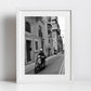 Valletta Malta Black And White Print Vespa Poster Fine Art Travel Photography