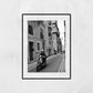 Valletta Malta Black And White Print Vespa Poster Fine Art Travel Photography