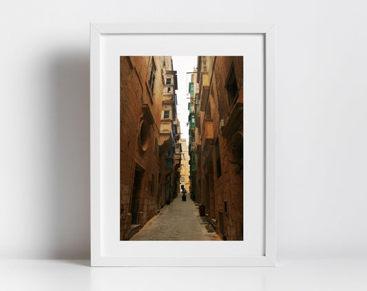 Valletta Malta Alleyway Print Fine Art Travel Photography