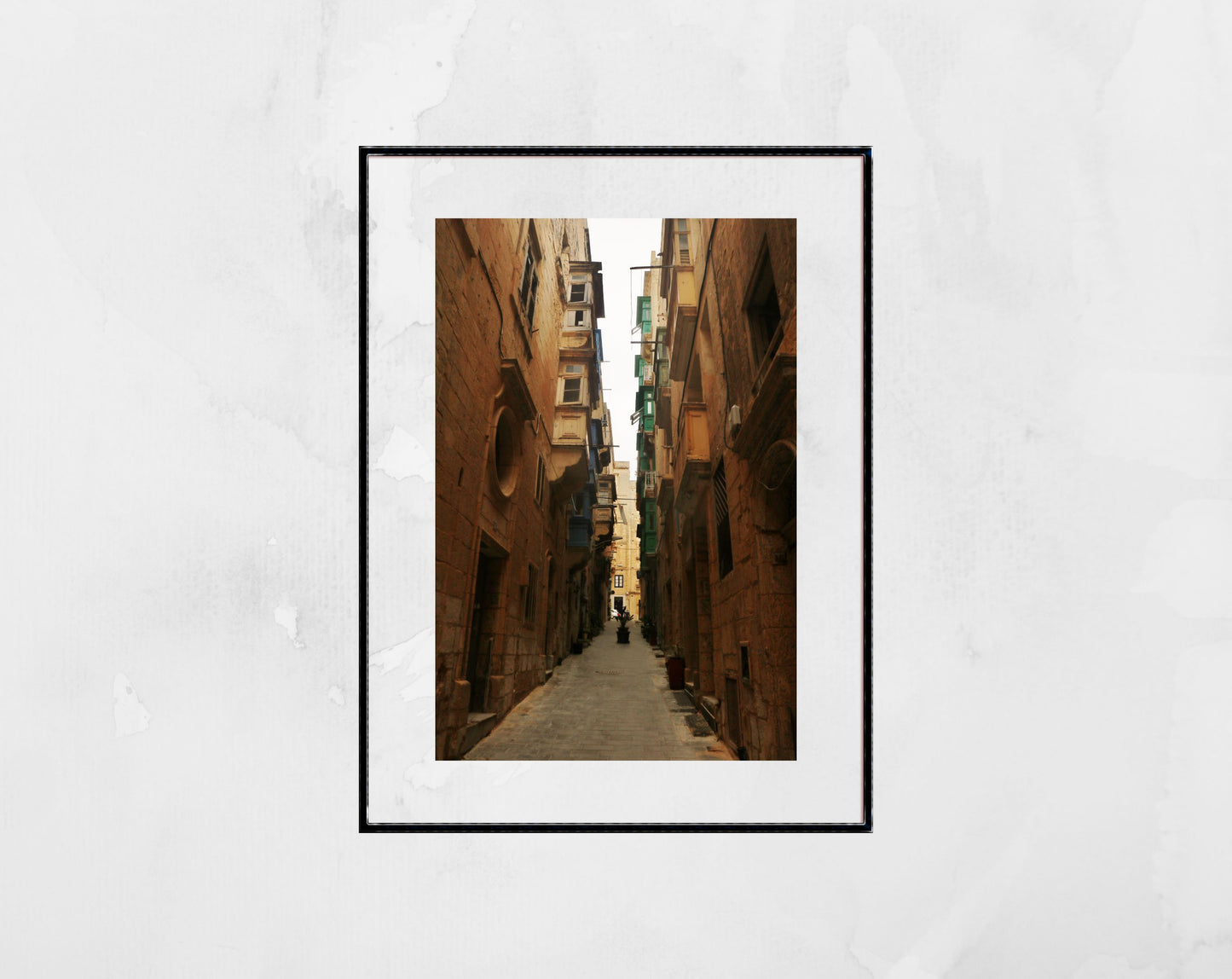 Valletta Malta Alleyway Print Fine Art Travel Photography